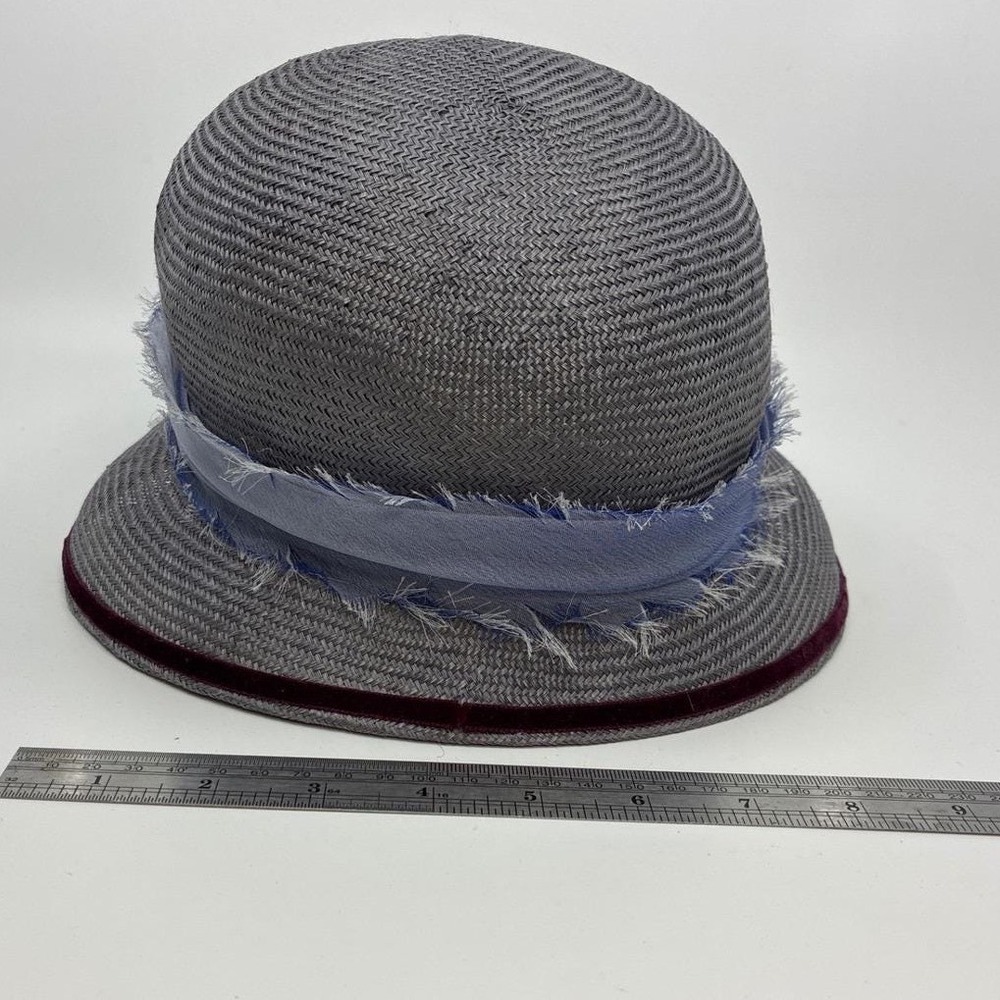 Vintage Cloche Straw Hat Lilliput Hats - Picture 2 of 5